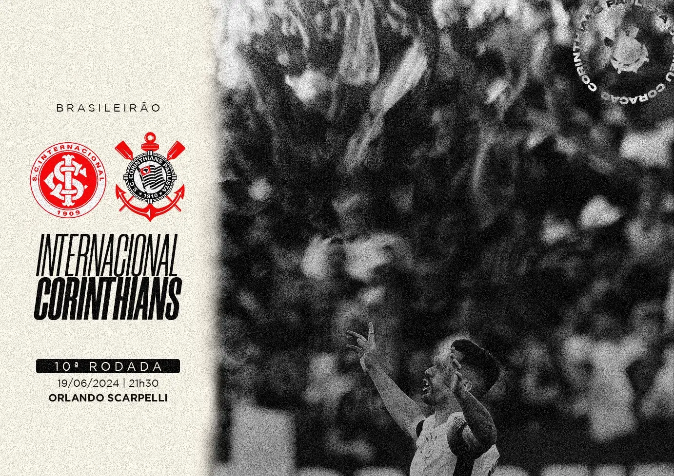 Corinthians Chega a Florianópolis para Enfrentar o Internacional: Confira os Relacionados